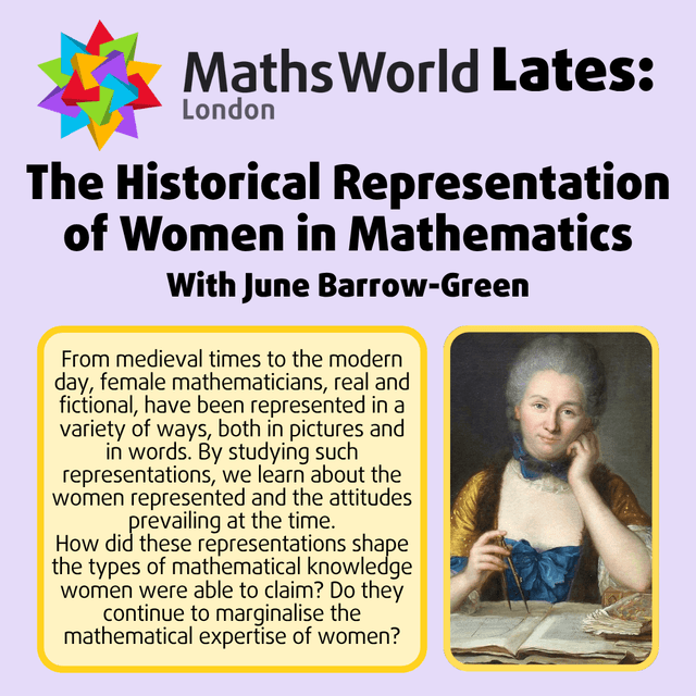 The Historical Representation of Women in Mathematics @ MathsWorld Lates